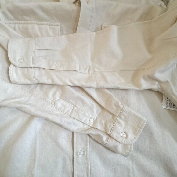 Frank & Eileen White and Blue Layered Button Down Shirt - Picture 7 of 12